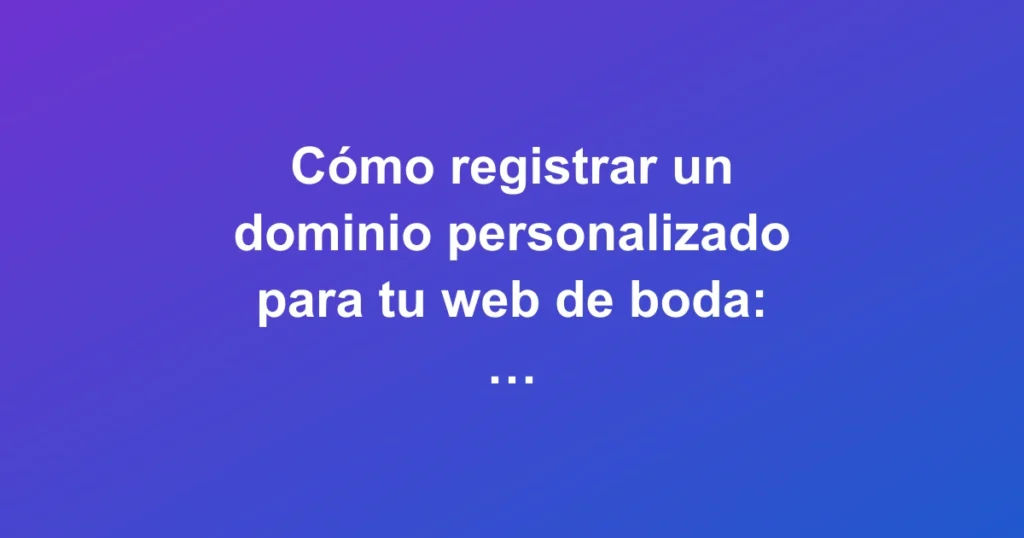 Pareja eligiendo un dominio personalizado para su web de boda en un ordenador portátil con decoración floral vibrante