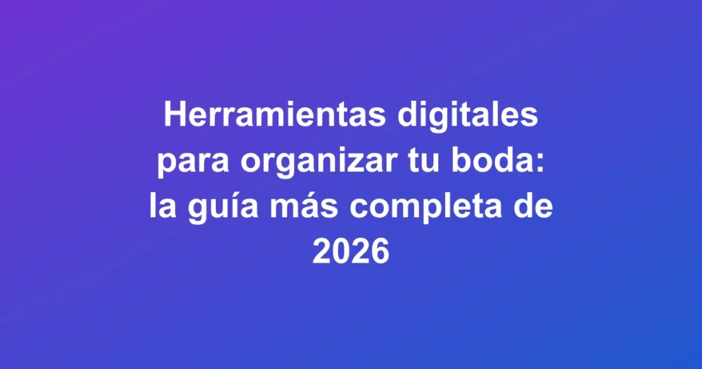 Herramientas digitales para organizar una boda: smartphone con app, flores, calendario y papelería sobre mármol blanco