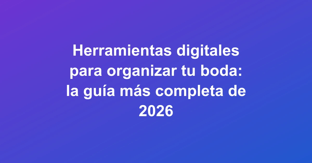 Herramientas digitales para organizar una boda: smartphone con app, flores, calendario y papelería sobre mármol blanco